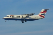 British Airways BAe Systems BAe-146-RJ100 (G-BZAT) at  Frankfurt am Main, Germany