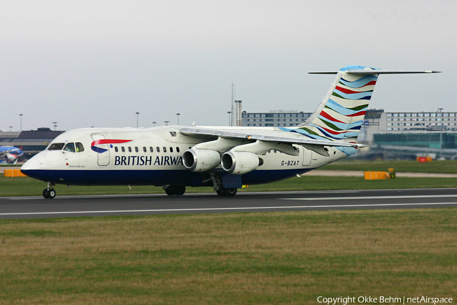 British Airways BAe Systems BAe-146-RJ100 (G-BZAT) | Photo 59047