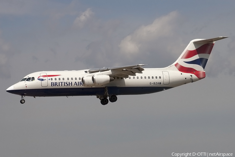 British Airways (Citiexpress) BAe Systems BAe-146-RJ100 (G-BZAW) | Photo 164478