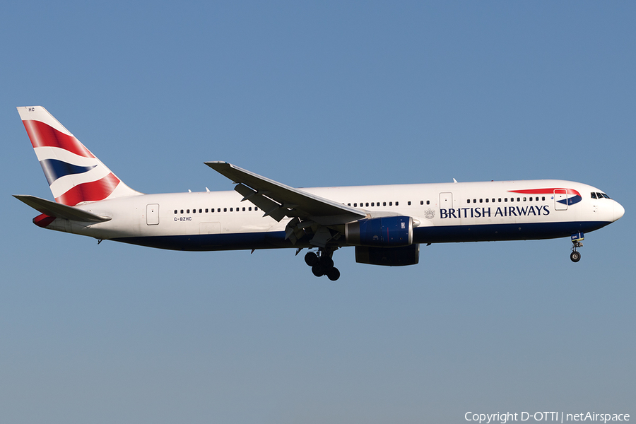 British Airways Boeing 767-336(ER) (G-BZHC) | Photo 609614