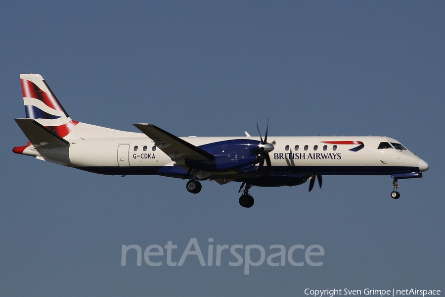 British Airways (Eastern Airways) SAAB 2000 (G-CDKA) | Photo 126352