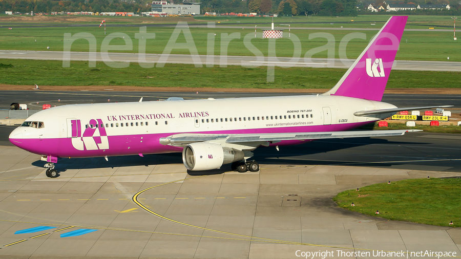 UK International Airlines Boeing 767-222 (G-CECU) | Photo 281887