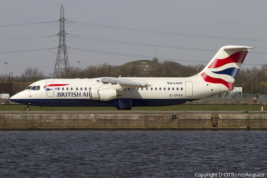 British Airways (CityFlyer) BAe Systems BAe-146-RJ100 (G-CFAA) | Photo 288370