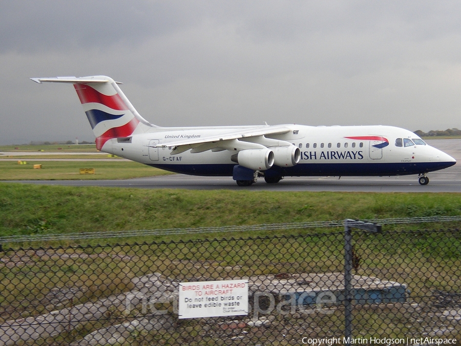 British Airways (Citiexpress) BAe Systems BAe-146-RJ100 (G-CFAF) | Photo 91830