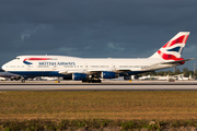 British Airways Boeing 747-436 (G-CIVA) at  Miami - International, United States