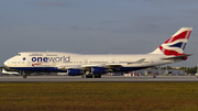 British Airways Boeing 747-436 (G-CIVC) at  Miami - International, United States