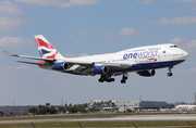 British Airways Boeing 747-436 (G-CIVD) at  Miami - International, United States