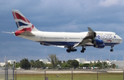 British Airways Boeing 747-436 (G-CIVK) at  Miami - International, United States