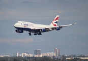 British Airways Boeing 747-436 (G-CIVK) at  Miami - International, United States