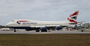 British Airways Boeing 747-436 (G-CIVK) at  Miami - International, United States