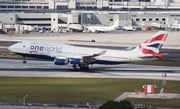 British Airways Boeing 747-436 (G-CIVK) at  Miami - International, United States