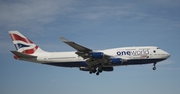 British Airways Boeing 747-436 (G-CIVK) at  Miami - International, United States
