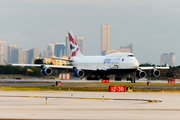 British Airways Boeing 747-436 (G-CIVK) at  Miami - International, United States