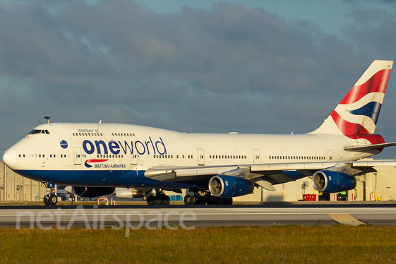 British Airways Boeing 747-436 (G-CIVL) at  Miami - International, United States
