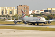 British Airways Boeing 747-436 (G-CIVL) at  Miami - International, United States