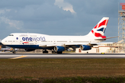 British Airways Boeing 747-436 (G-CIVP) at  Miami - International, United States