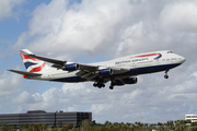 British Airways Boeing 747-436 (G-CIVT) at  Miami - International, United States