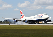 British Airways Boeing 747-436 (G-CIVU) at  Miami - International, United States