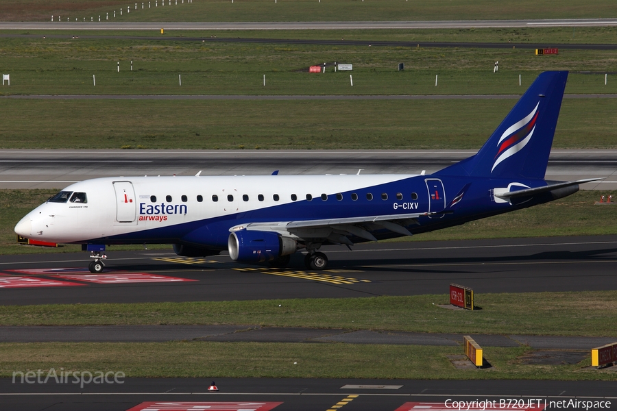 Eastern Airways Embraer ERJ-170LR (ERJ-170-100LR) (G-CIXV) | Photo 268542