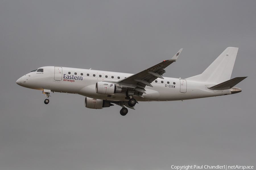 Eastern Airways Embraer ERJ-170LR (ERJ-170-100LR) (G-CIXW) | Photo 403669