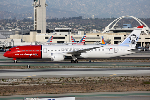Norwegian Air UK Boeing 787-9 Dreamliner (G-CKKL) at  Los Angeles - International, United States