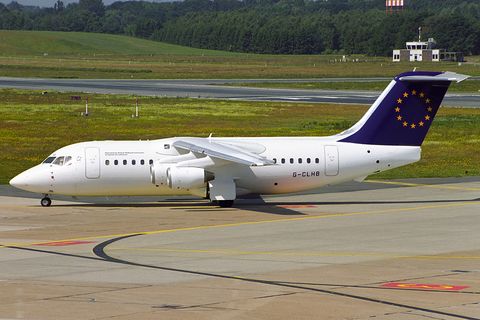 Team Lufthansa (British Midland Commuter) BAe Systems BAe-146-200 (G-CLHB) at  Hamburg - Fuhlsbuettel (Helmut Schmidt), Germany