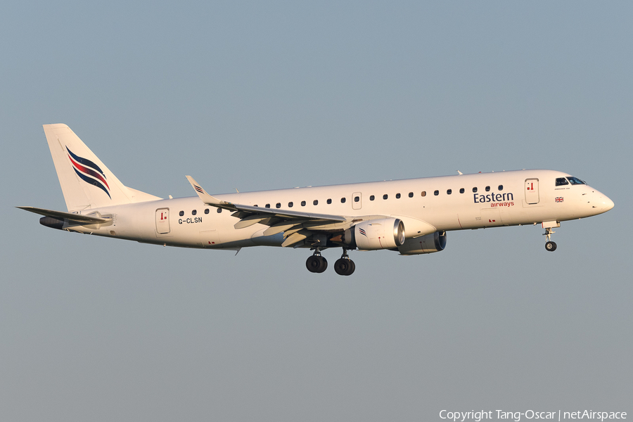 Eastern Airways Embraer ERJ-190LR (ERJ-190-100LR) (G-CLSN) | Photo 679201