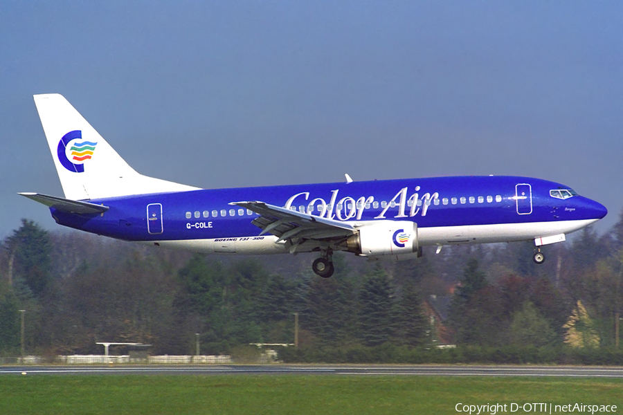 Color Air Boeing 737-3Q8 (G-COLE) | Photo 389271