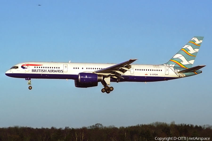 British Airways Boeing 757-236 (G-CPEM) | Photo 371394