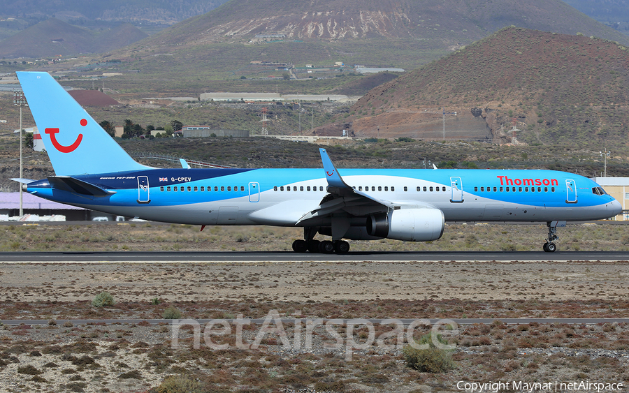 Thomson Airways Boeing 757-236 (G-CPEV) | Photo 250148