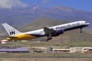 Monarch Airlines Boeing 757-2T7 (G-DAJB) at  Tenerife Sur - Reina Sofia, Spain