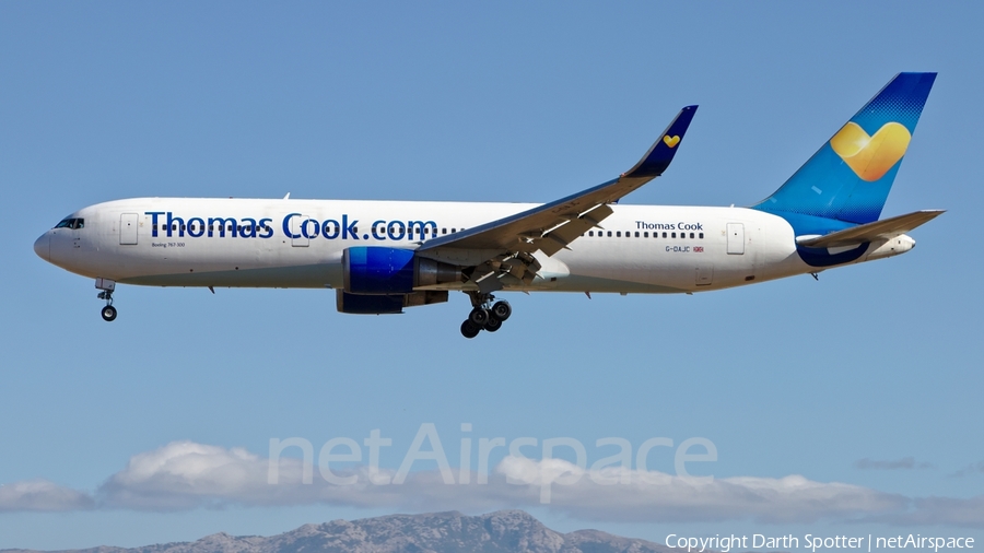 Thomas Cook Airlines Boeing 767-31K(ER) (G-DAJC) | Photo 236147