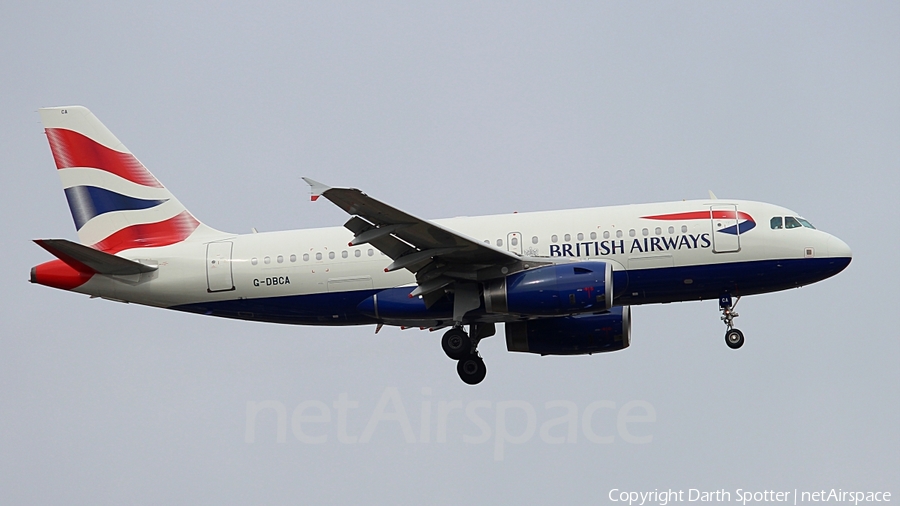 British Airways Airbus A319-131 (G-DBCA) | Photo 208679