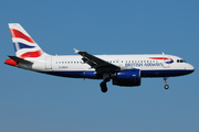 British Airways Airbus A319-131 (G-DBCA) at  London - Heathrow, United Kingdom