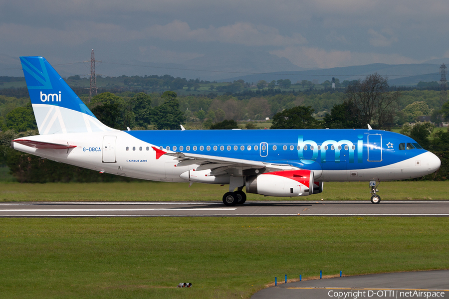 bmi Airbus A319-131 (G-DBCA) | Photo 200624