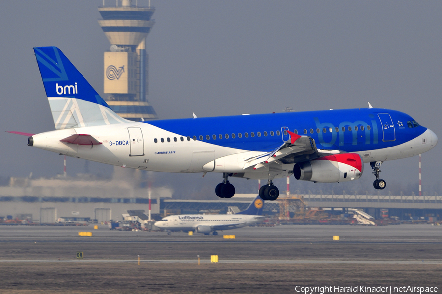 bmi Airbus A319-131 (G-DBCA) | Photo 308914