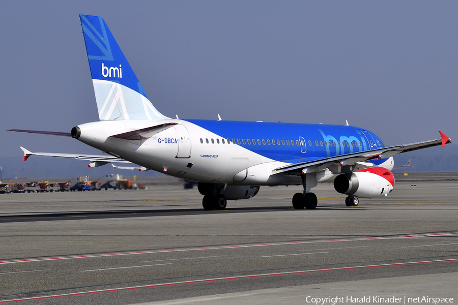 bmi Airbus A319-131 (G-DBCA) | Photo 311090
