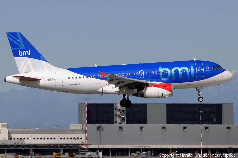bmi Airbus A319-131 (G-DBCA) | Photo 312352