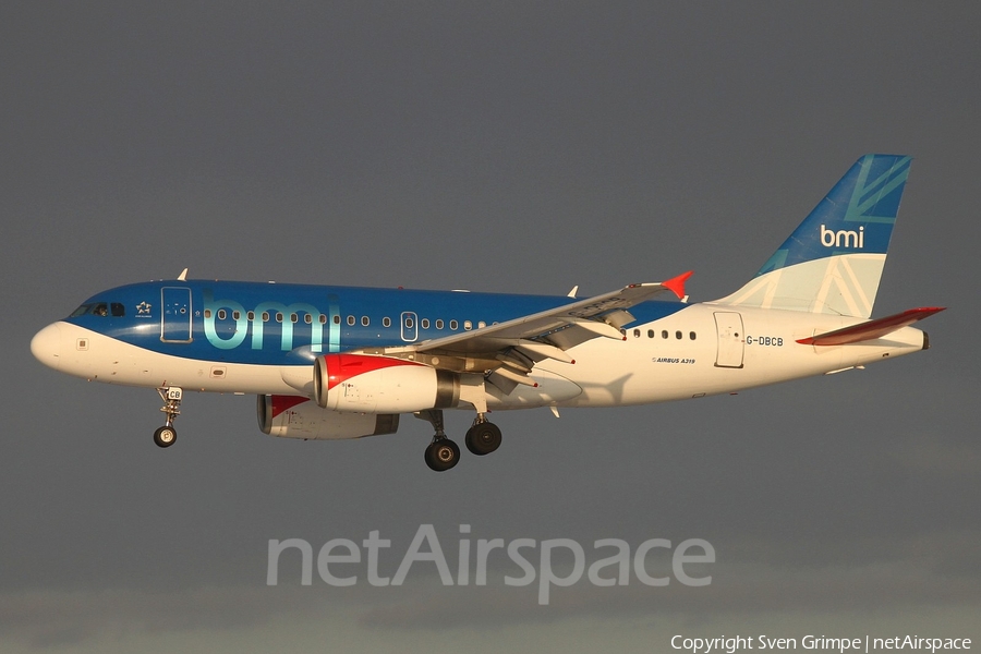 bmi Airbus A319-131 (G-DBCB) | Photo 12050