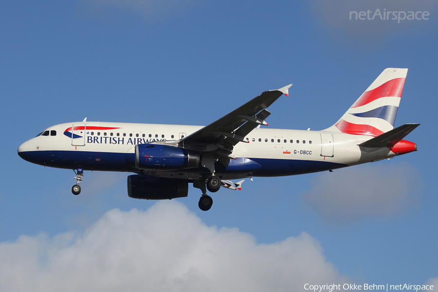 British Airways Airbus A319-131 (G-DBCC) | Photo 52282