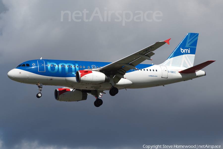 bmi Airbus A319-131 (G-DBCC) | Photo 668974