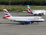 British Airways Airbus A319-131 (G-DBCD) at  Cologne/Bonn, Germany