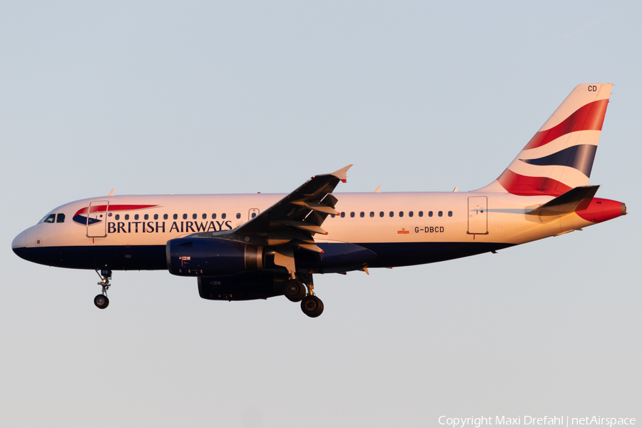 British Airways Airbus A319-131 (G-DBCD) | Photo 500232