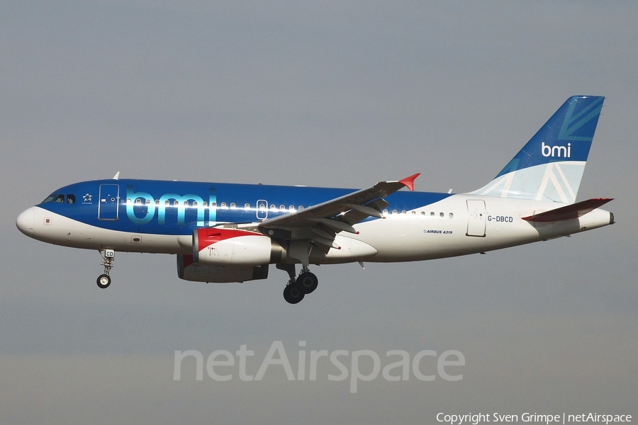 bmi Airbus A319-131 (G-DBCD) | Photo 16002