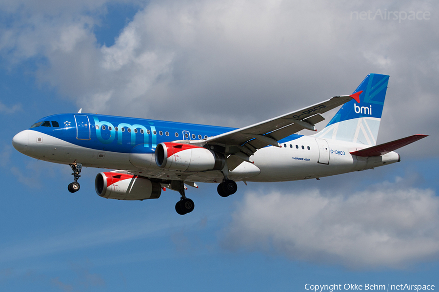 bmi Airbus A319-131 (G-DBCD) | Photo 41796