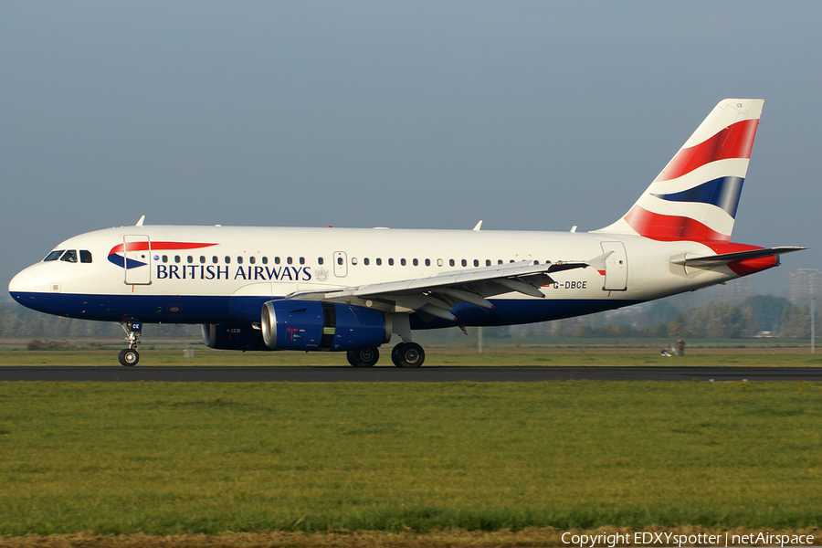 British Airways Airbus A319-131 (G-DBCE) | Photo 278222
