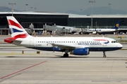 British Airways Airbus A319-131 (G-DBCE) at  Barcelona - El Prat, Spain