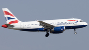 British Airways Airbus A319-131 (G-DBCE) at  London - Heathrow, United Kingdom