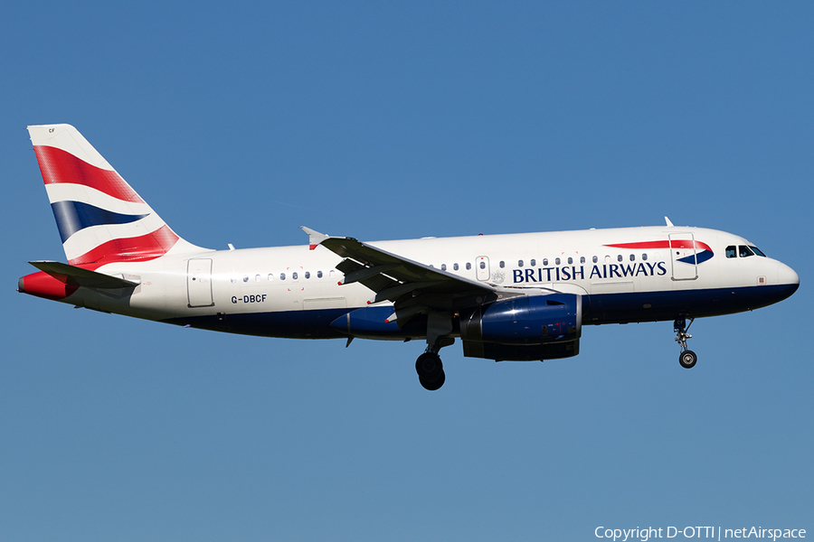 British Airways Airbus A319-131 (G-DBCF) | Photo 165736