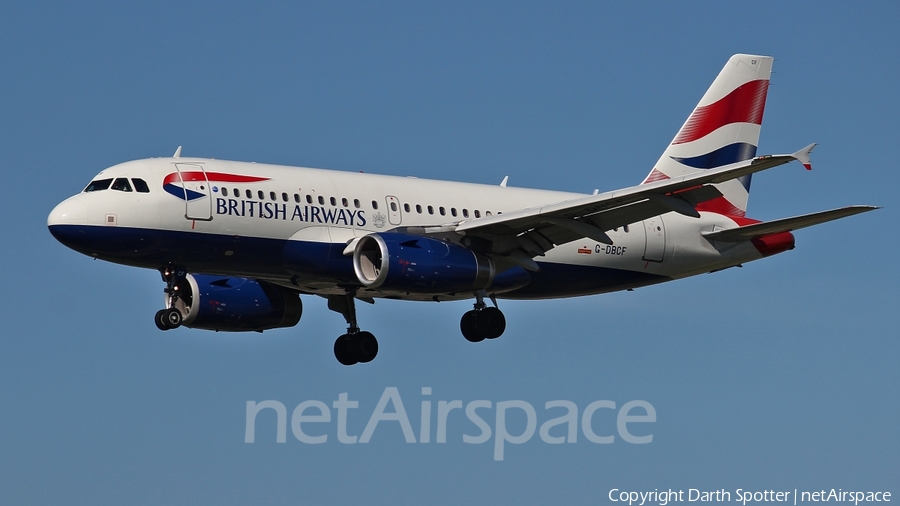 British Airways Airbus A319-131 (G-DBCF) | Photo 223889